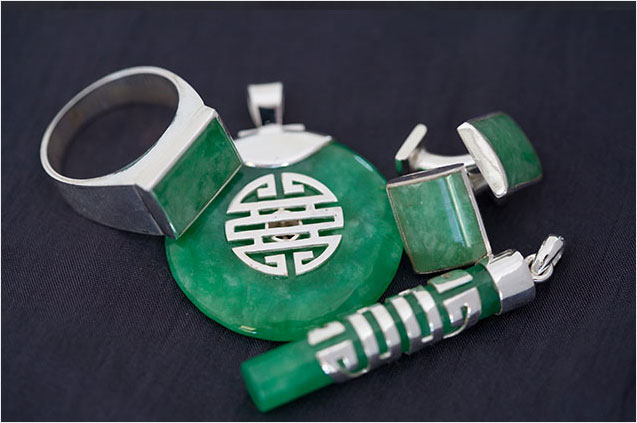 Sterling Silver & Jade