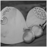 Mother of Pearl & Silver Pendants & Cuff Links