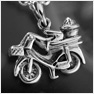 'Sleeping Xeom-Driver' CharmPendant in Sterling Silver